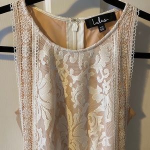 Lulu’s white maxi dress